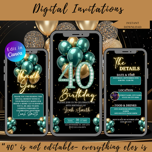 BIRTHDAY DINNER iNVITATION -521