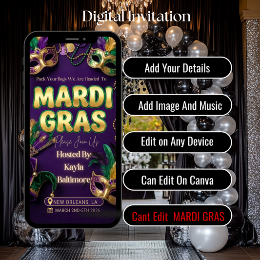 MARDI GRAS Trip Invite -562