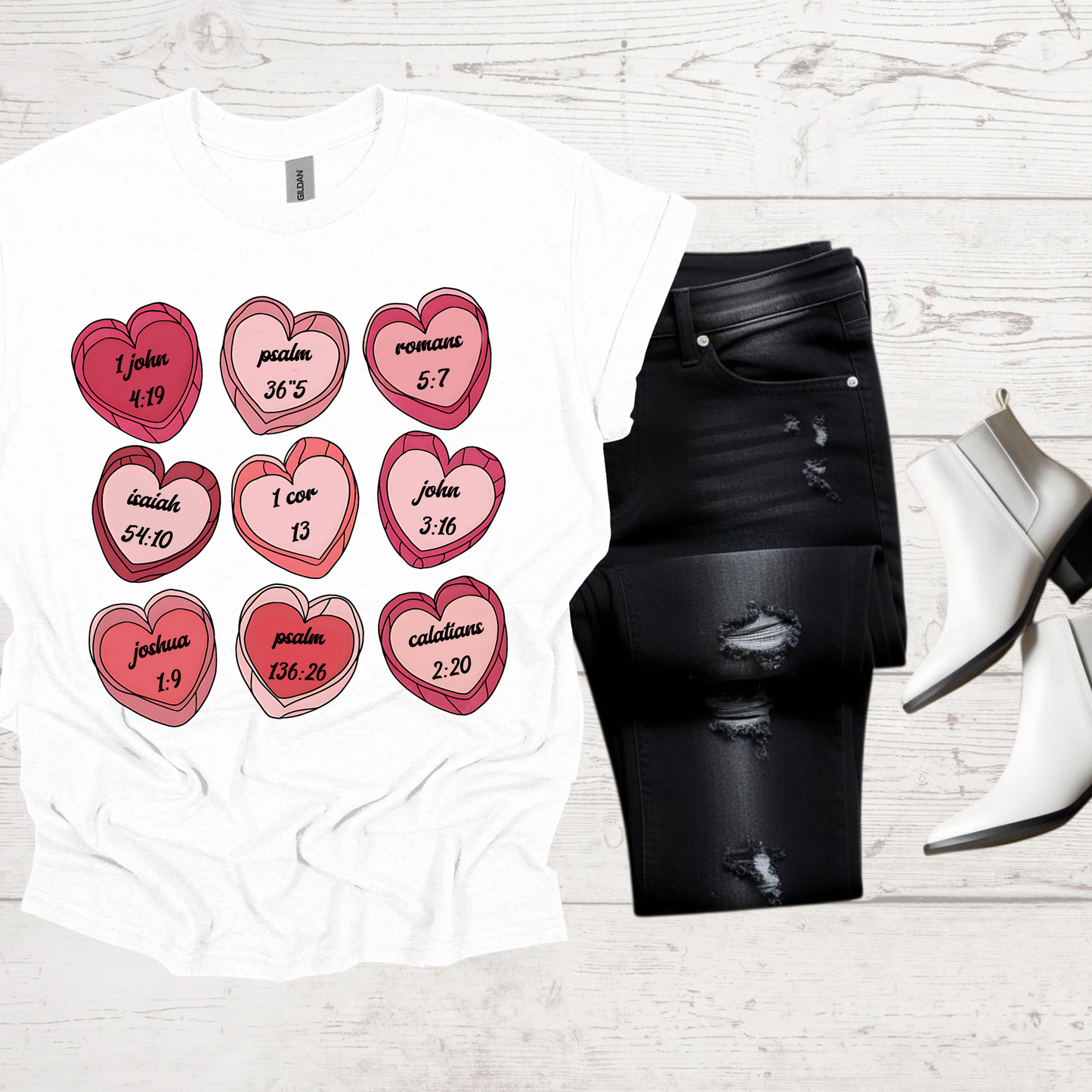 Hearts  Valentin's Tee