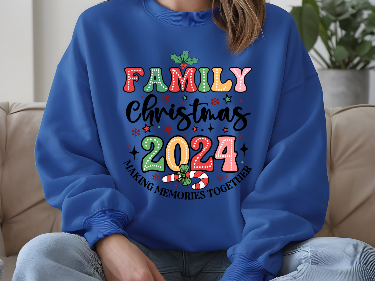 Unisex Family Christmas Crewneck Sweatshirt