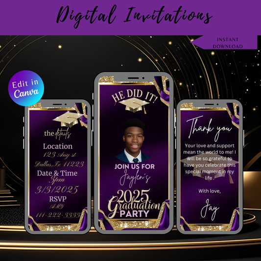 2025 GRAD-PURPLE & GOLD-301P