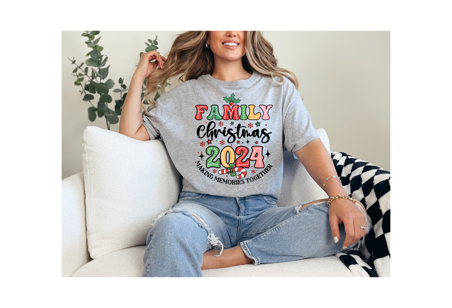 Unisex 2024 Family Christmas Tee