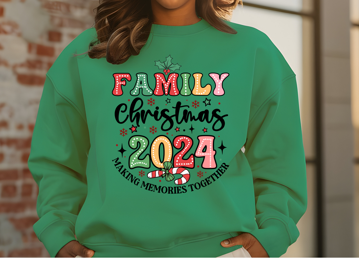 Unisex Family Christmas Crewneck Sweatshirt