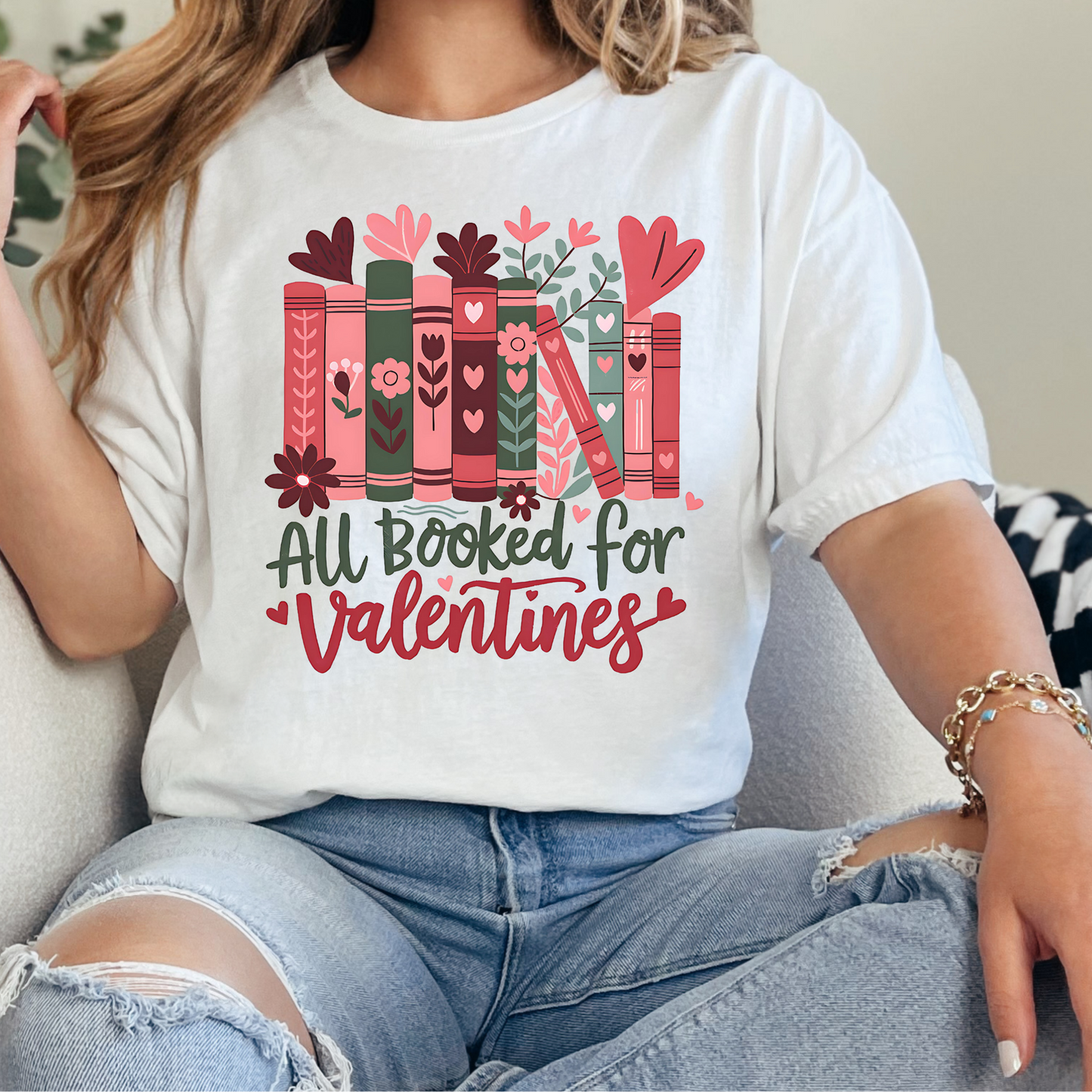 Booked For Valentine Tee