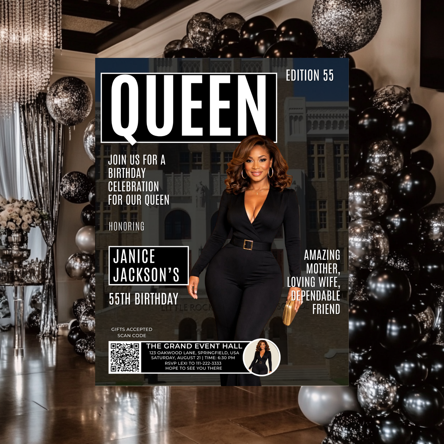 MAGAZINE COVER INVITATION FLYER-616