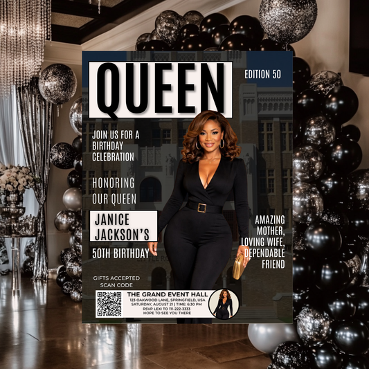 MAGAZINE COVER INVITATION FLYER-615