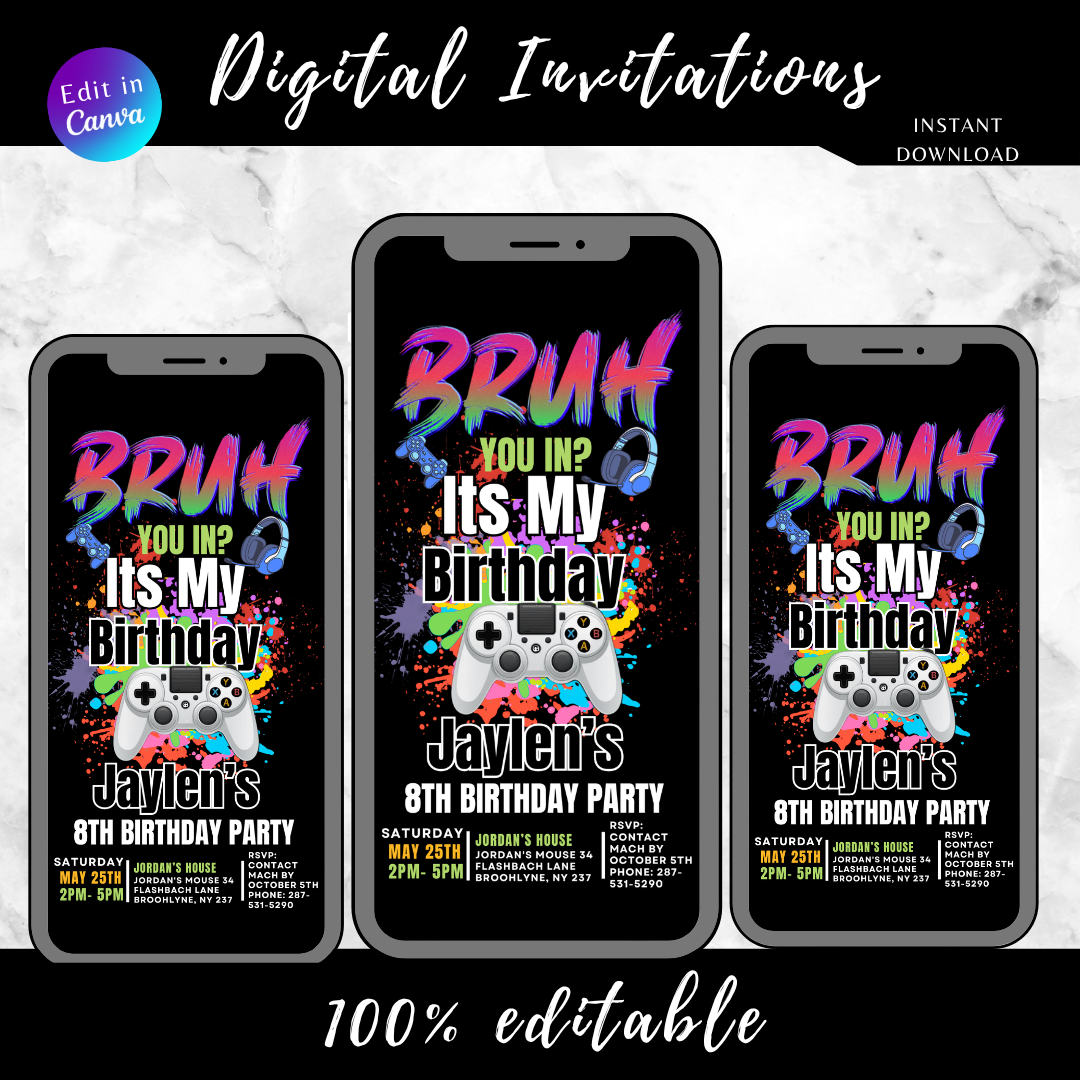 Bruh Gamer Birthday-410