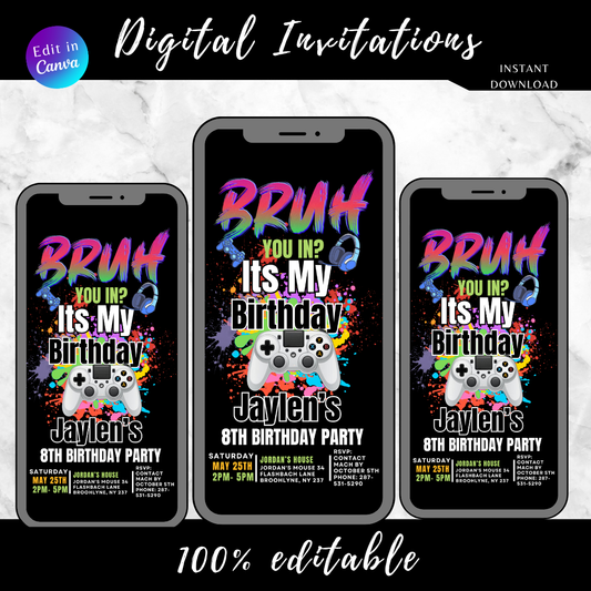 Bruh Gamer Birthday-410