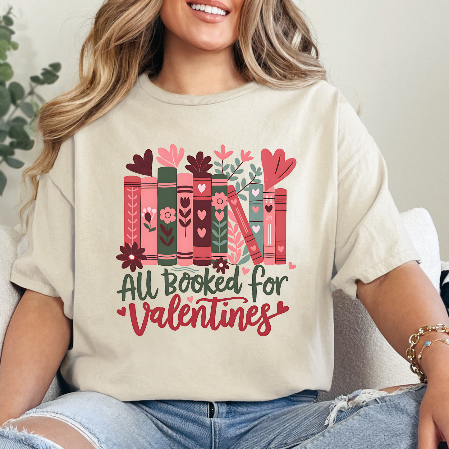 Booked For Valentine Tee