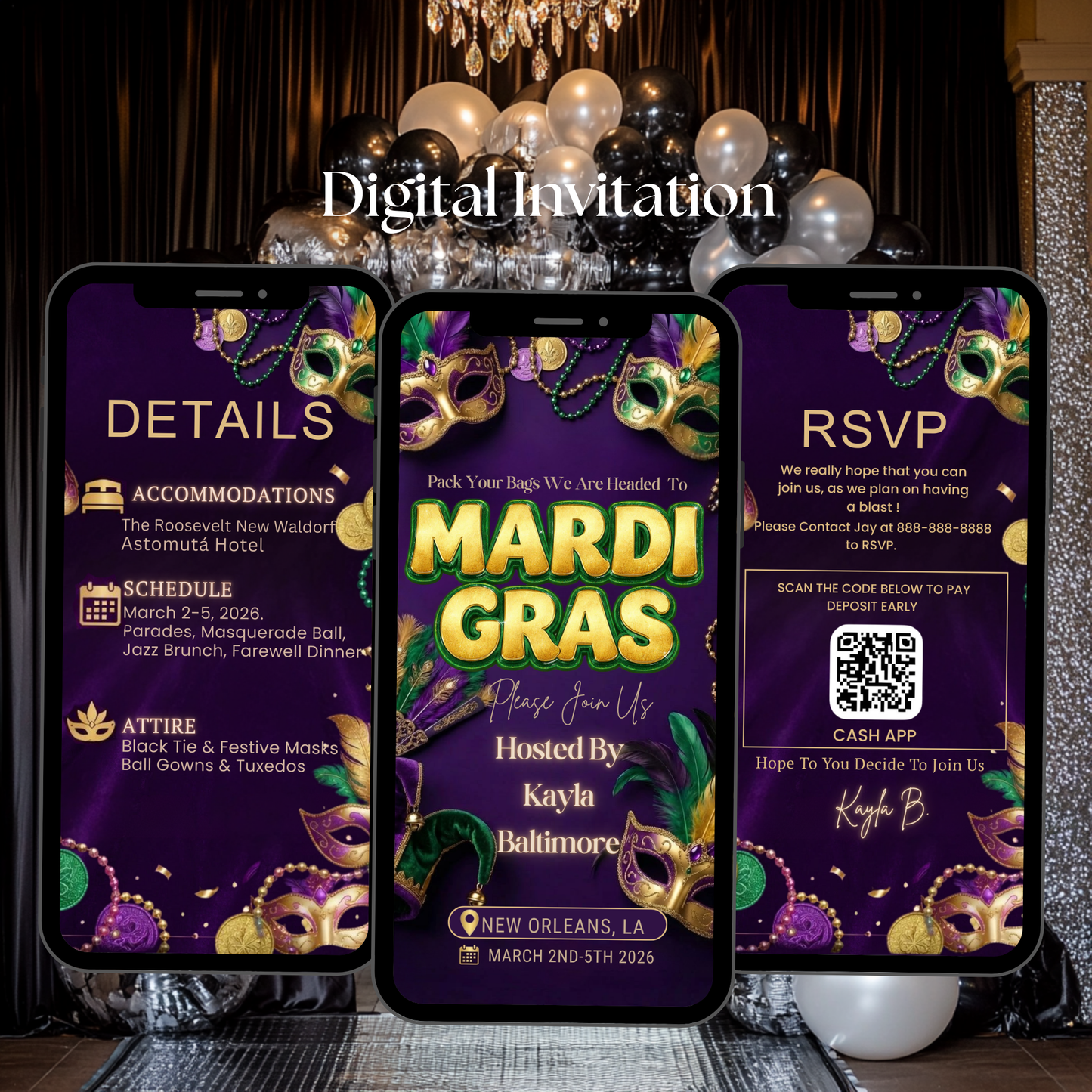 MARDI GRAS Trip Invite -562