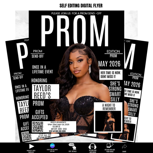 PROM SEND-OFF ANIMATED DIGITAL INVITE-684