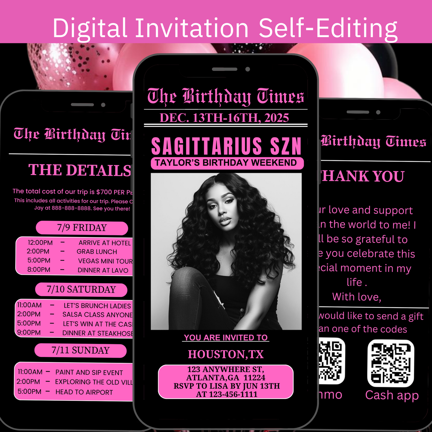 BIRTHDAY TRIP INVITATION-519