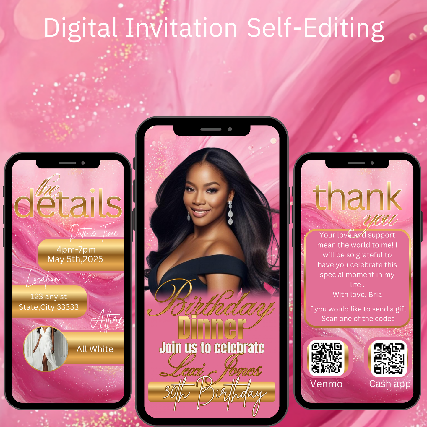 BIRTHDAY PARTY/DINNER INVITE-439