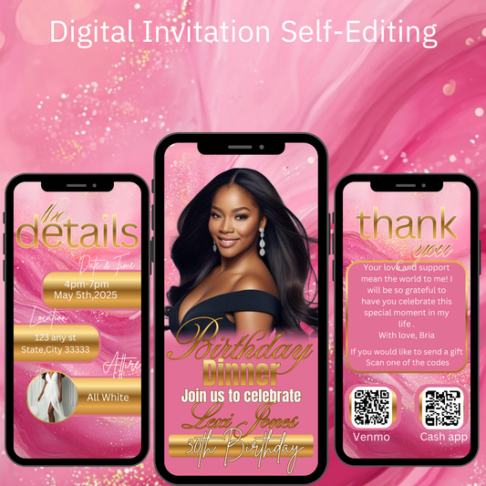 BIRTHDAY PARTY/DINNER INVITE-439