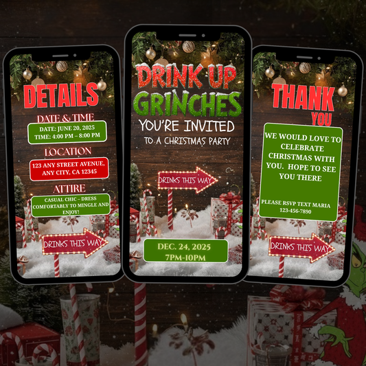 GRINCHMAS PARTY INVITATION-499