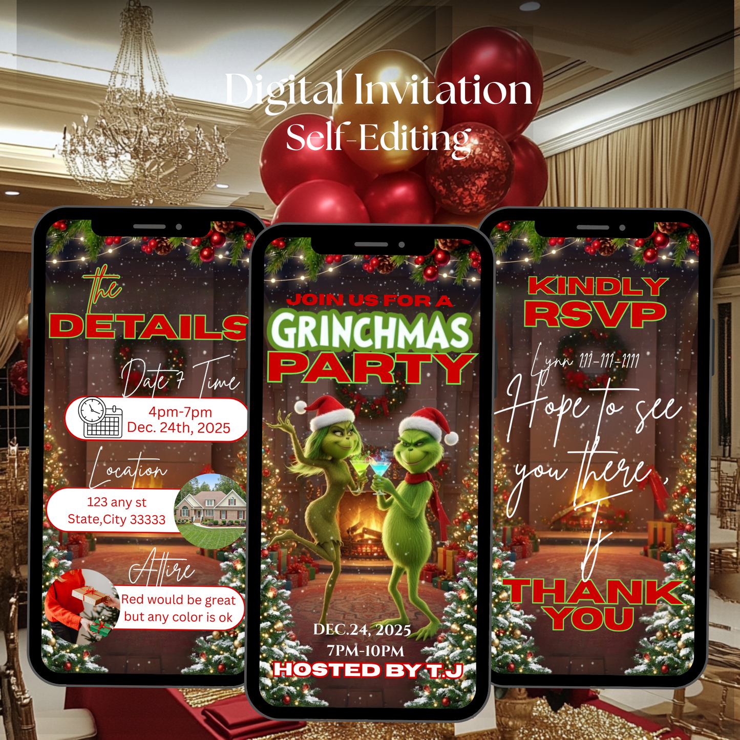 GRINCHMAS PARTY INVITATION-452