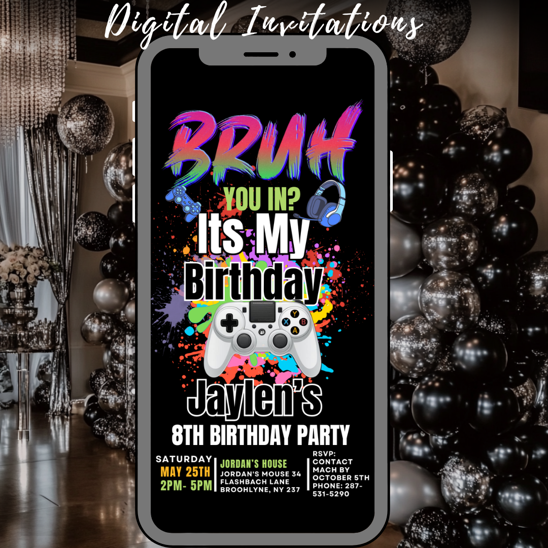 Bruh Gamer Birthday-410