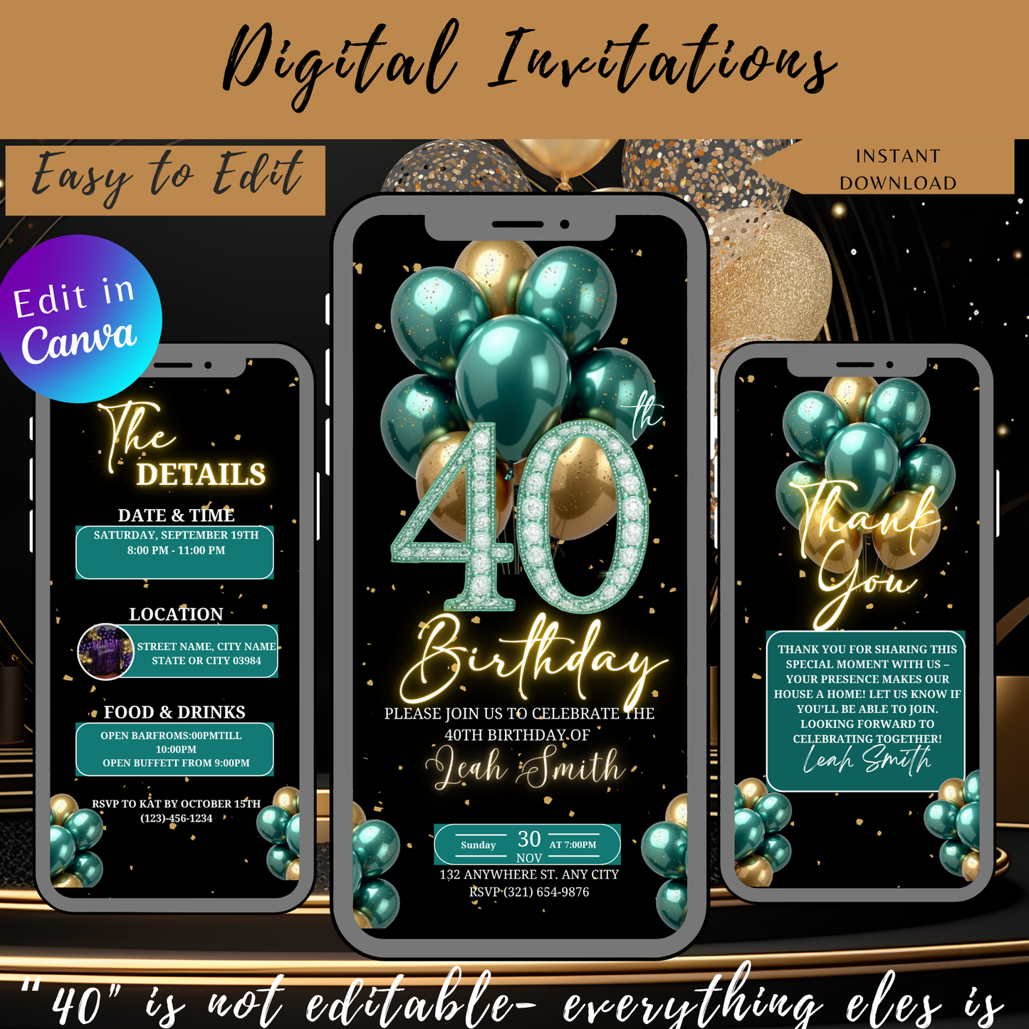 BIRTHDAY DINNER iNVITATION -521