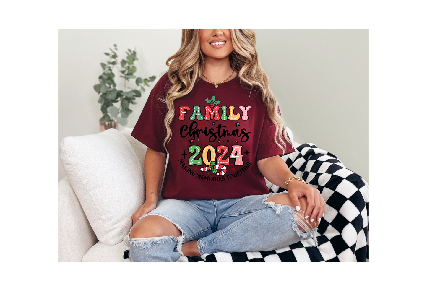 Unisex 2024 Family Christmas Tee