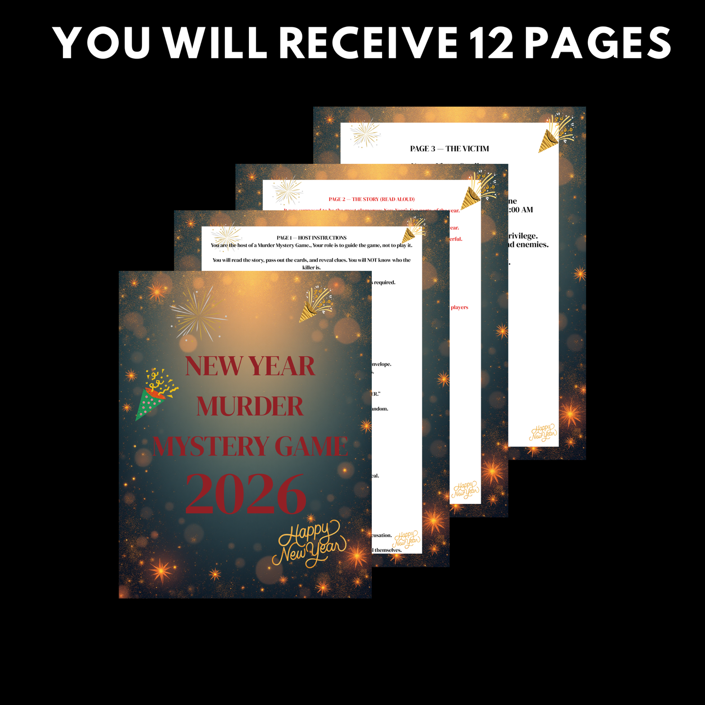 NEW YEAR MURDER MYSTERY GAME-1