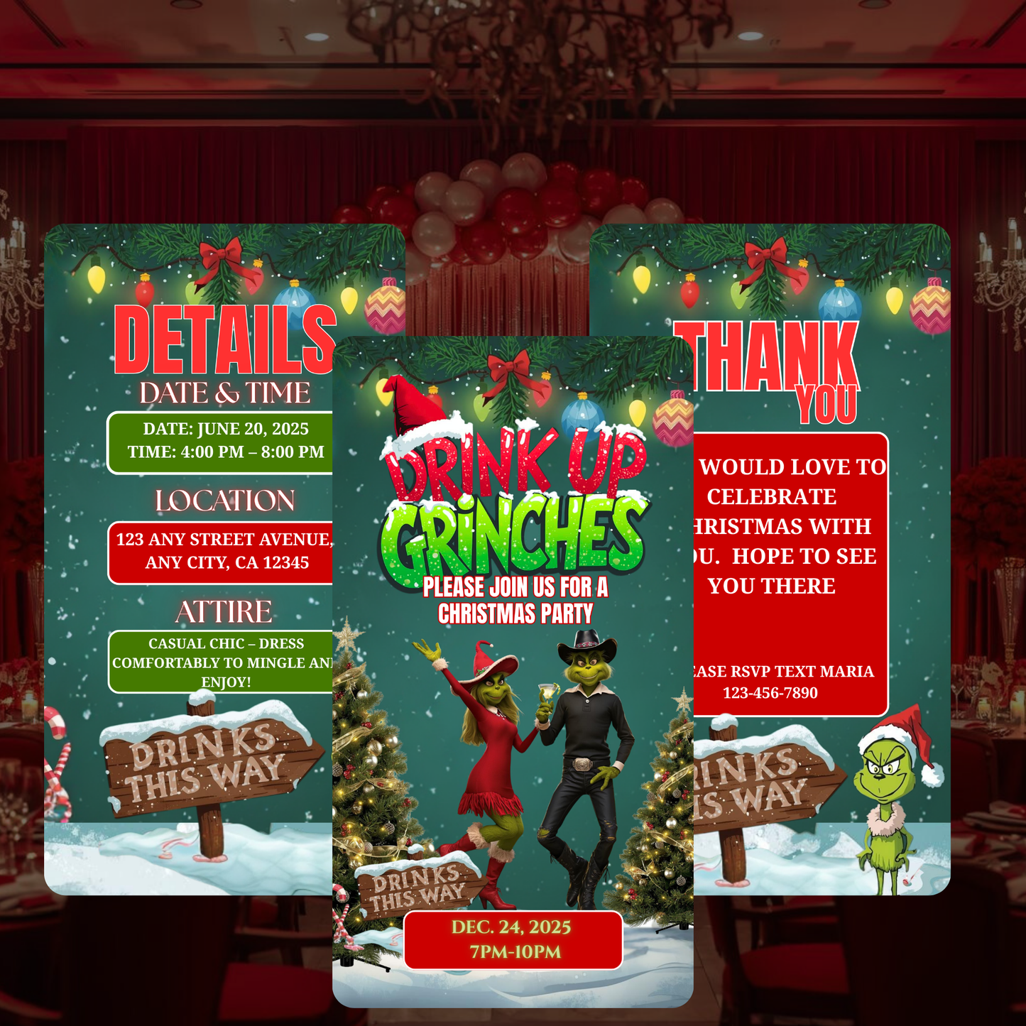 GRINCHMAS PARTY INVITATION-498