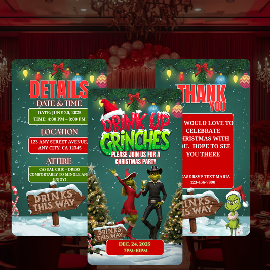 GRINCHMAS PARTY INVITATION-498