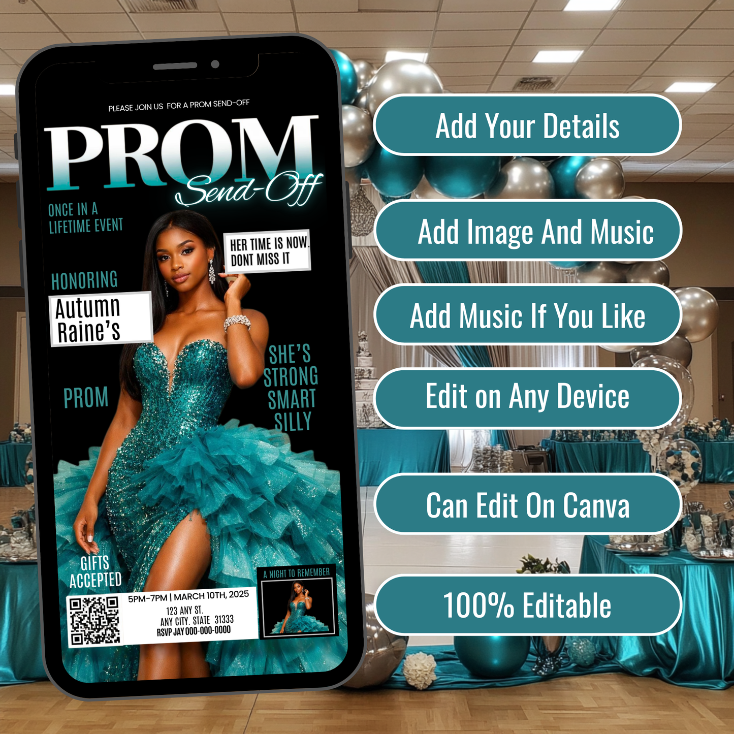 PROM SEND-OFF INVITE-641( MOBILE VERSION)
