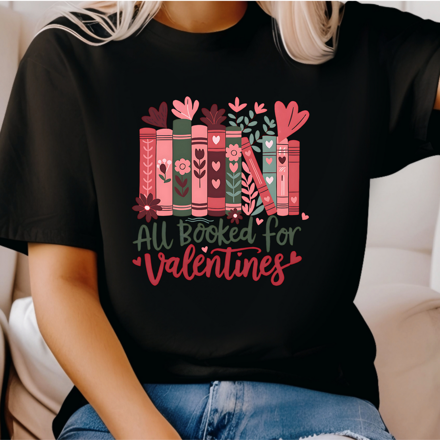 Booked For Valentine Tee