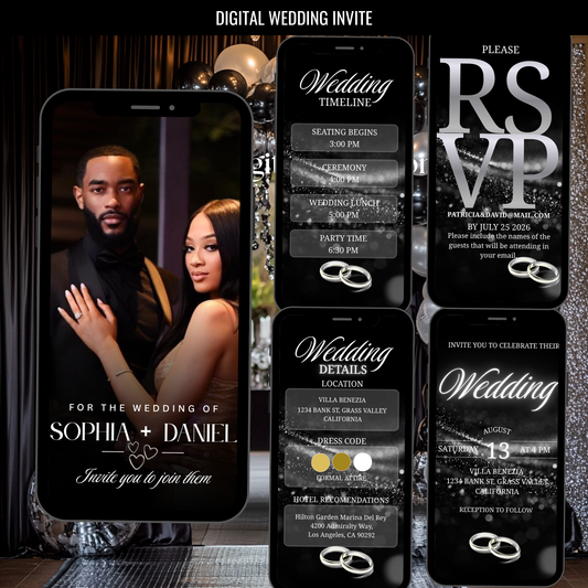 Digital Wedding Invite -Instant Download