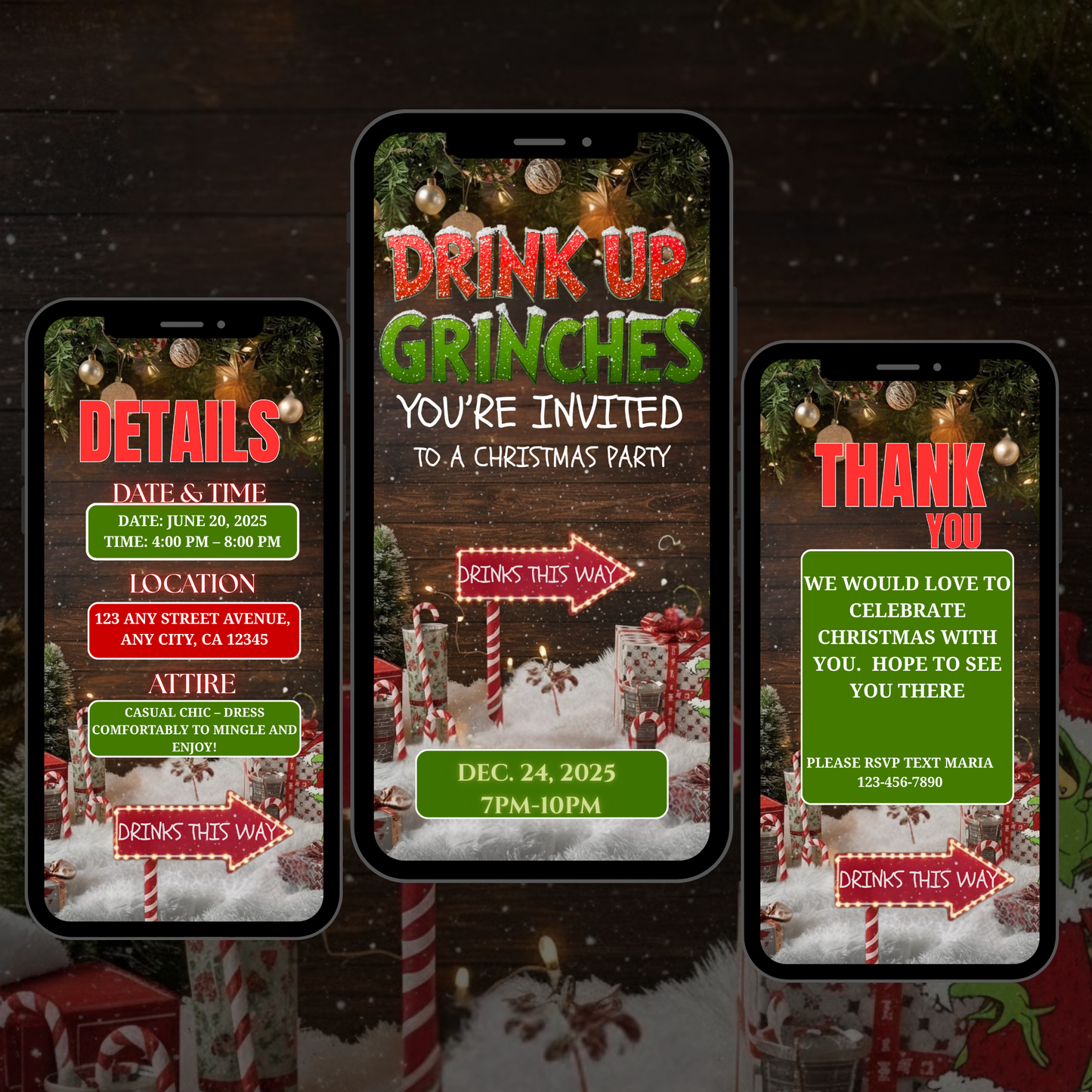 GRINCHMAS PARTY INVITATION-499