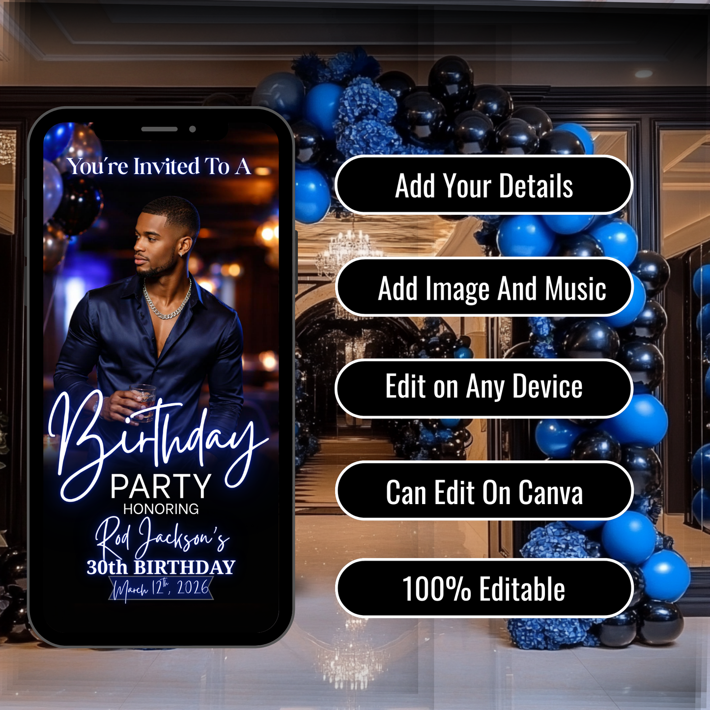 BIRTHDAY PARTY INVITATION-559
