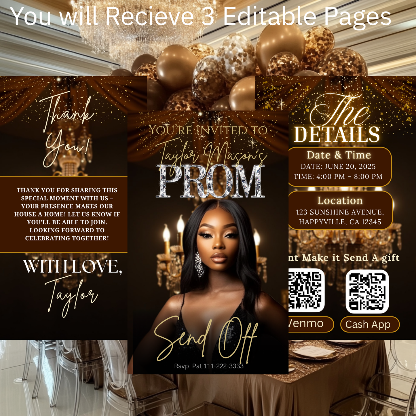 PROM SEND-OFF NVITE-423