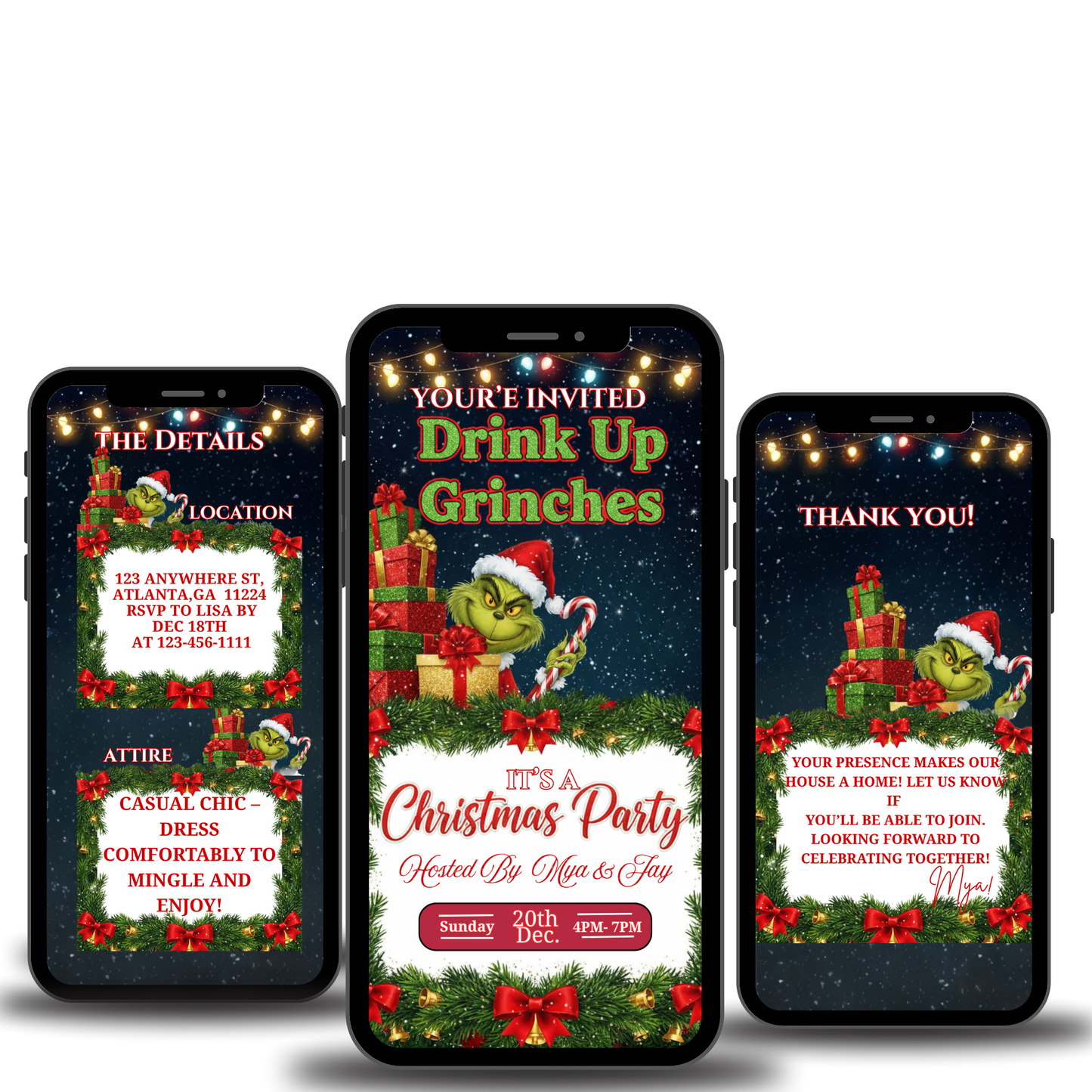 GRINCHMAS PARTY INVITATION-524