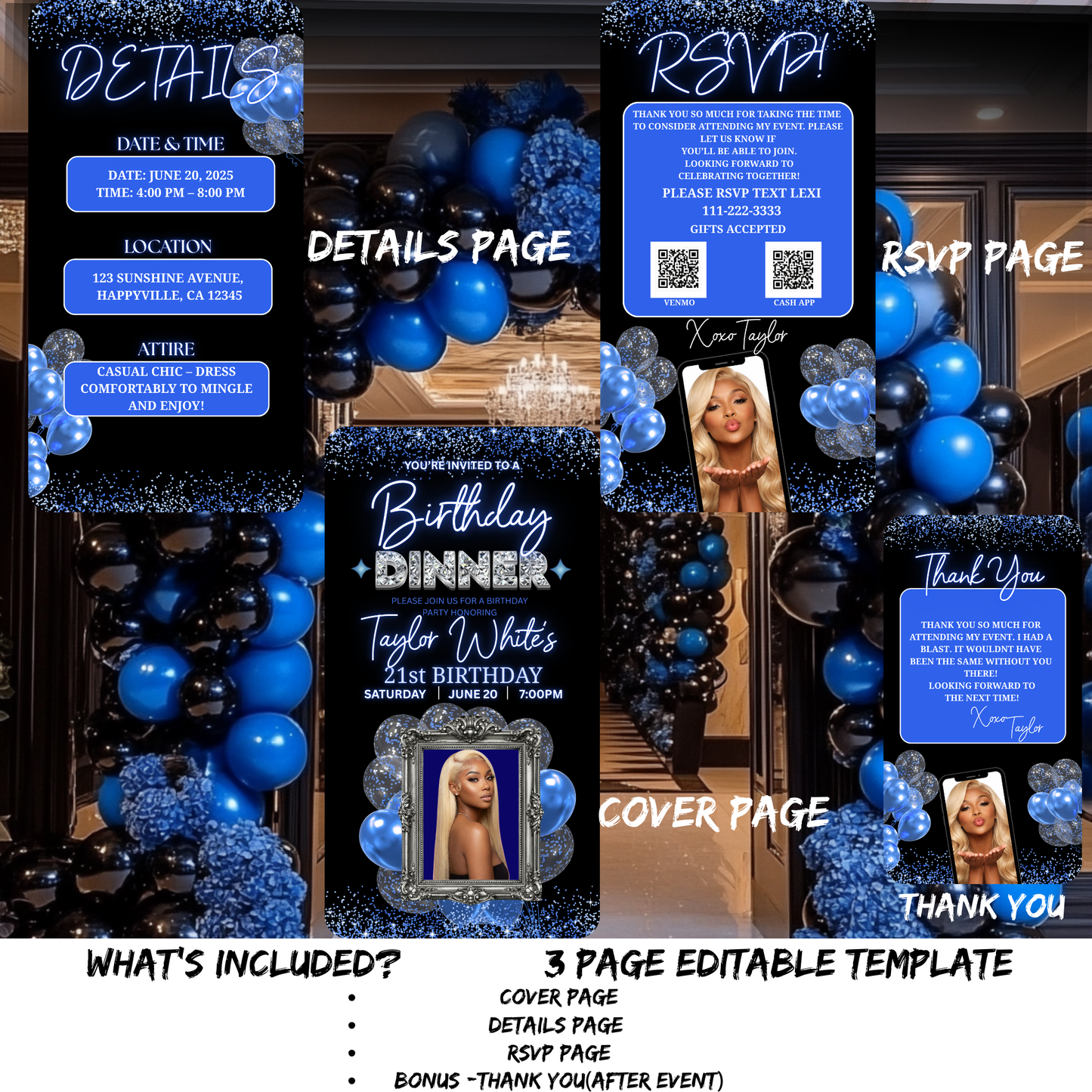 BIRTHDAY DINNER INVITE -587