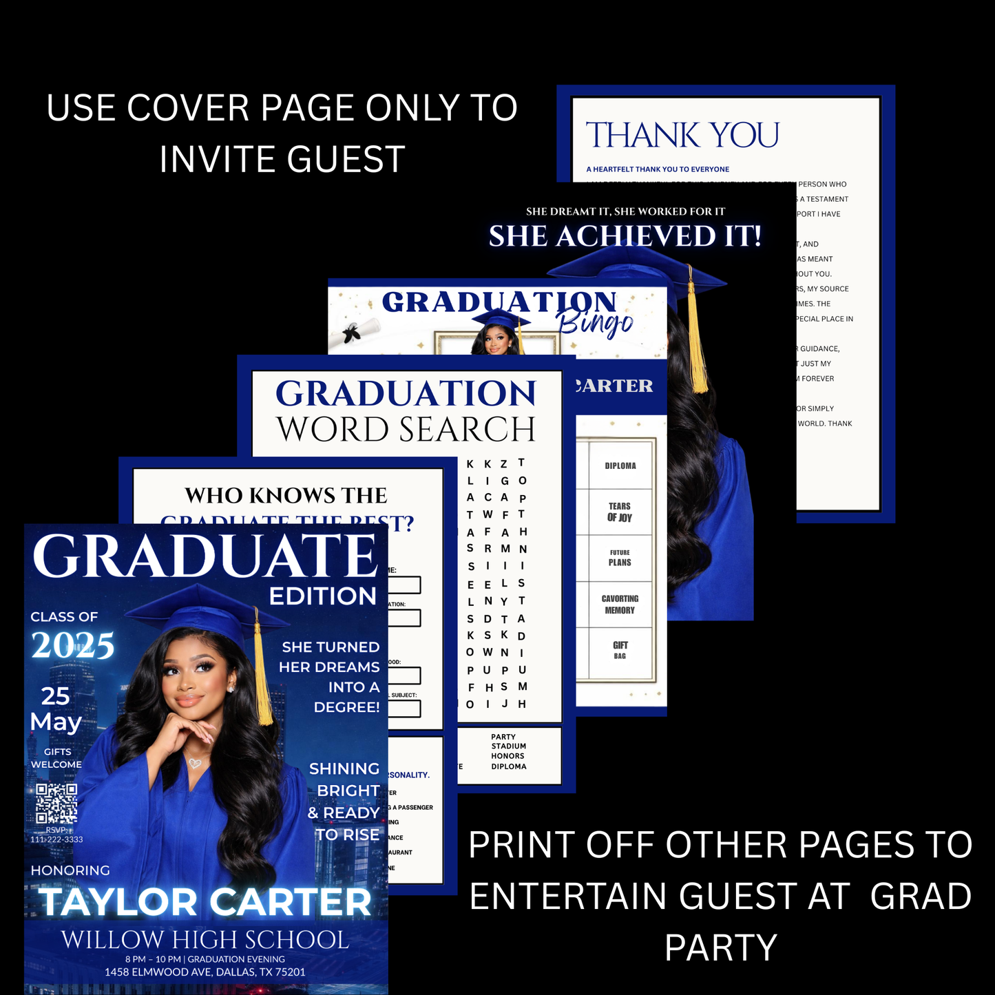 GRADUATION INVITE 446
