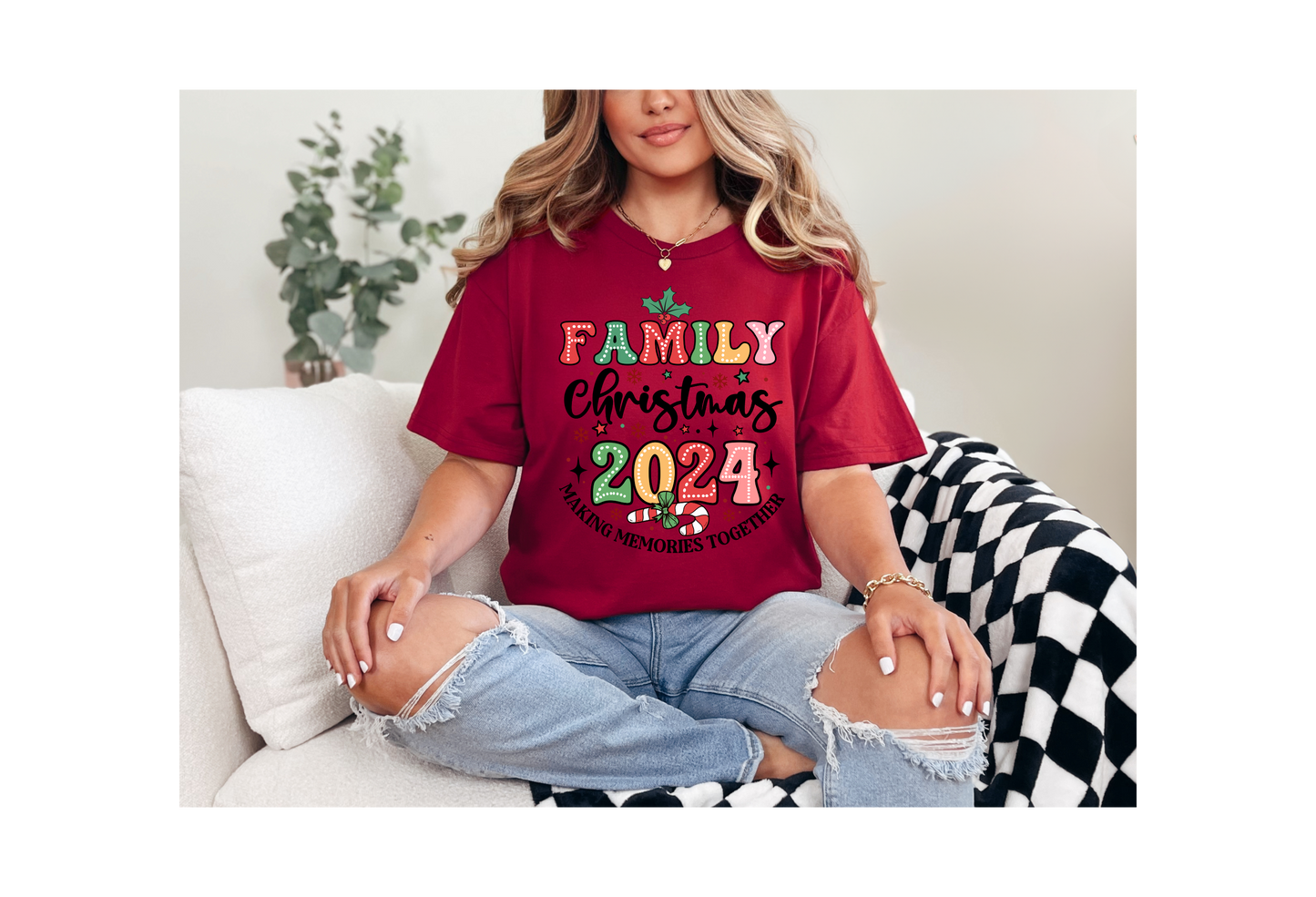 Unisex 2024 Family Christmas Tee