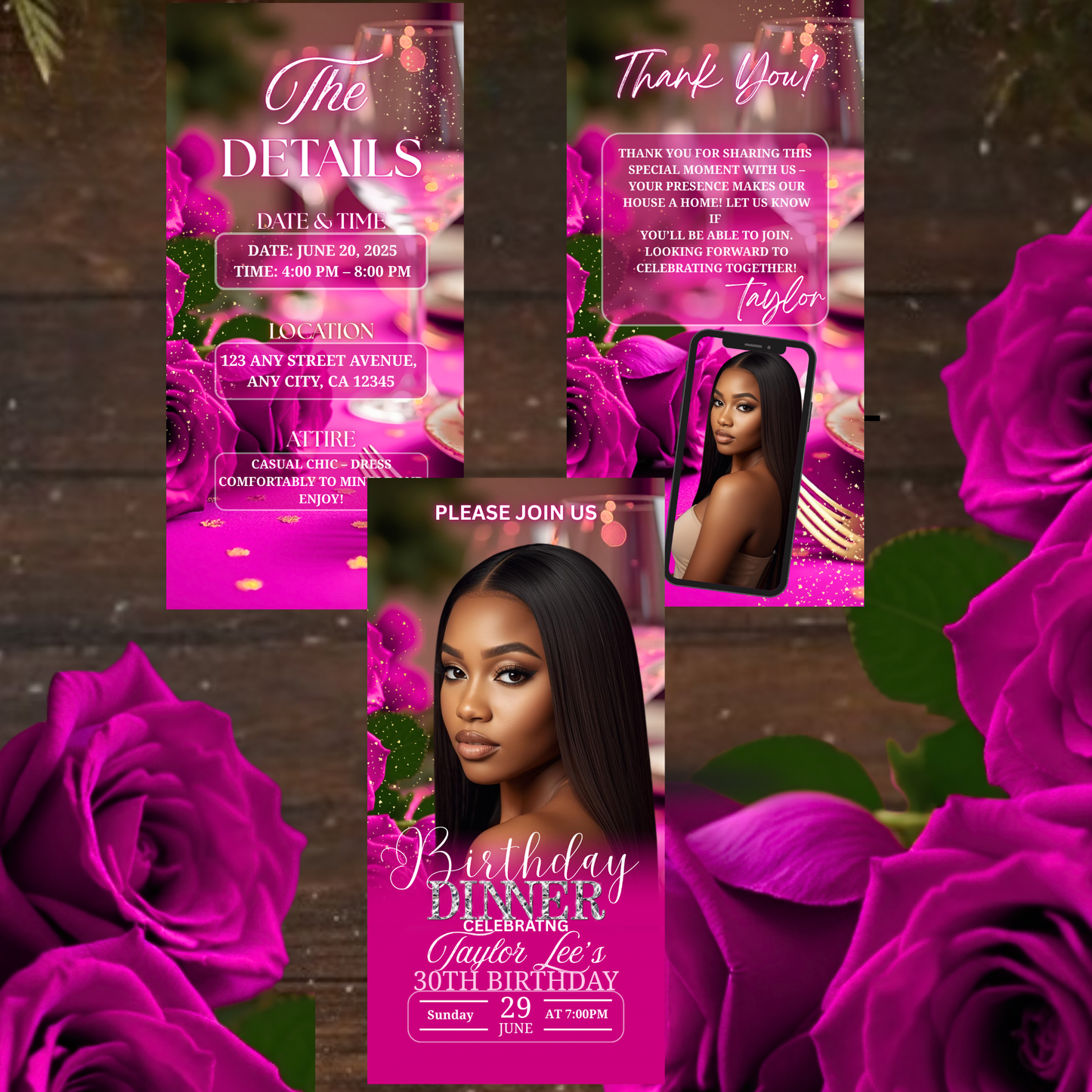 BIRTHDAY DINNER iNVITATION -506