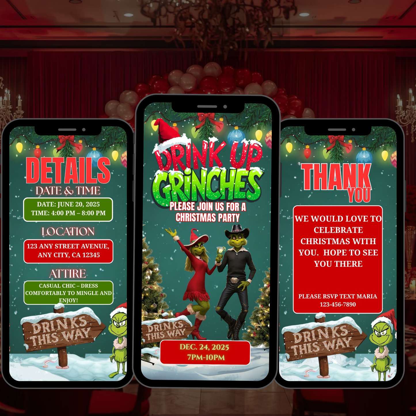 GRINCHMAS PARTY INVITATION-498