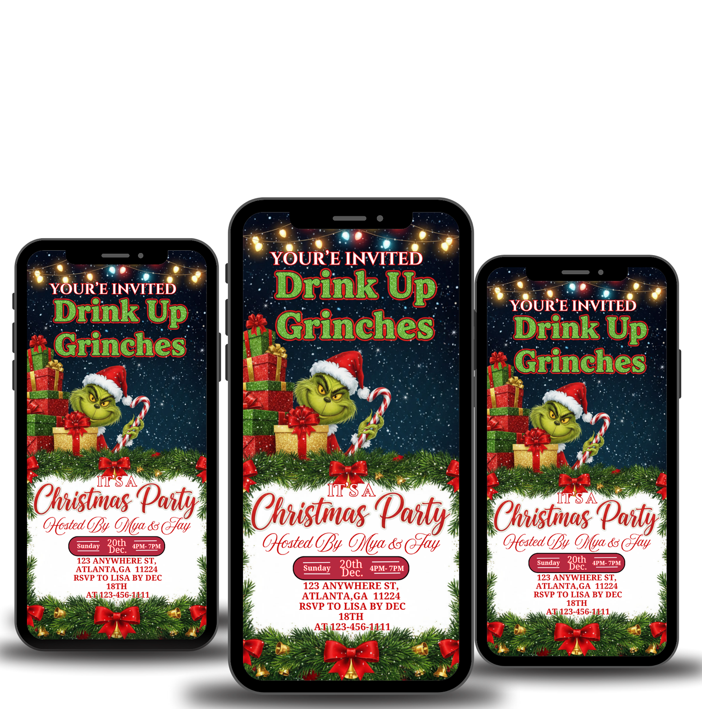 GRINCHMAS PARTY INVITATION-523