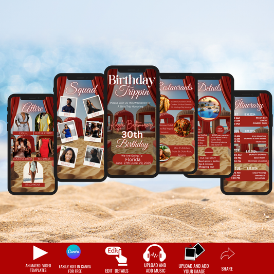 FLORIDA BIRTHDAY TRIP INVITE