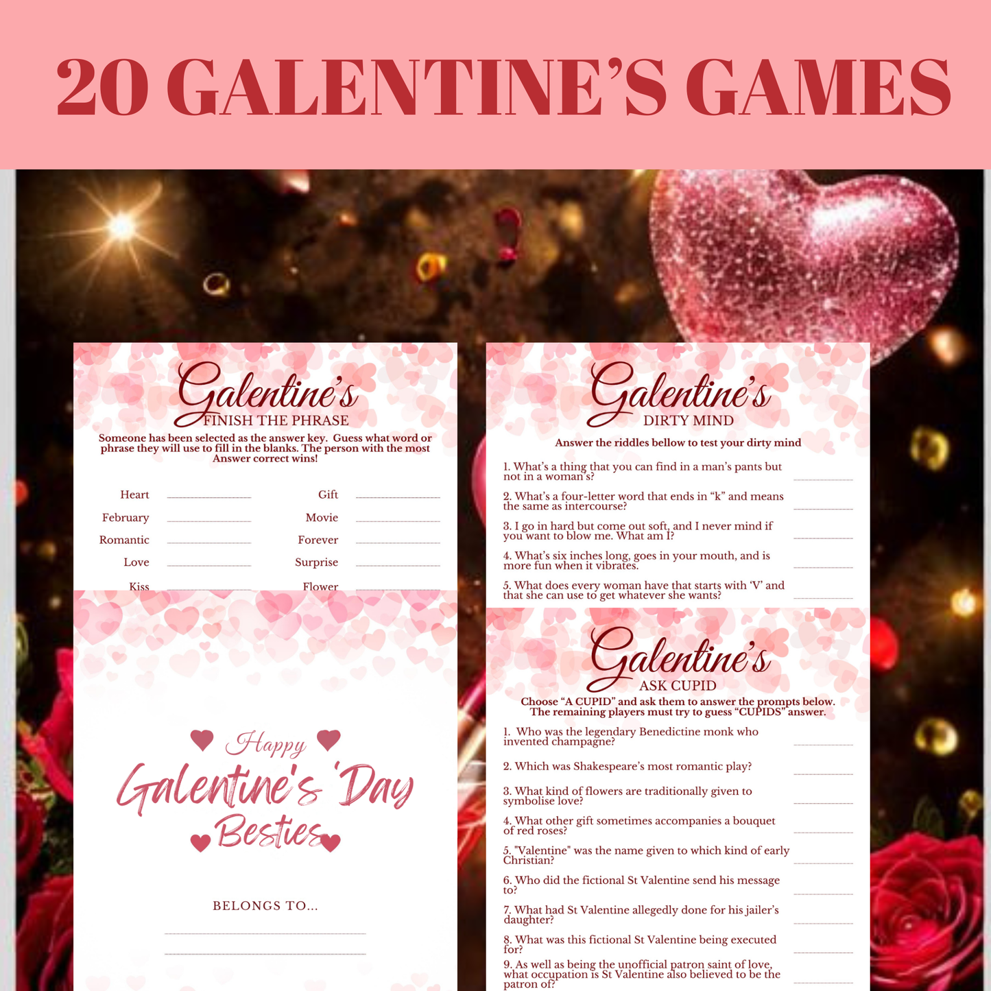 20 VALENTINE'S DAY GAMES