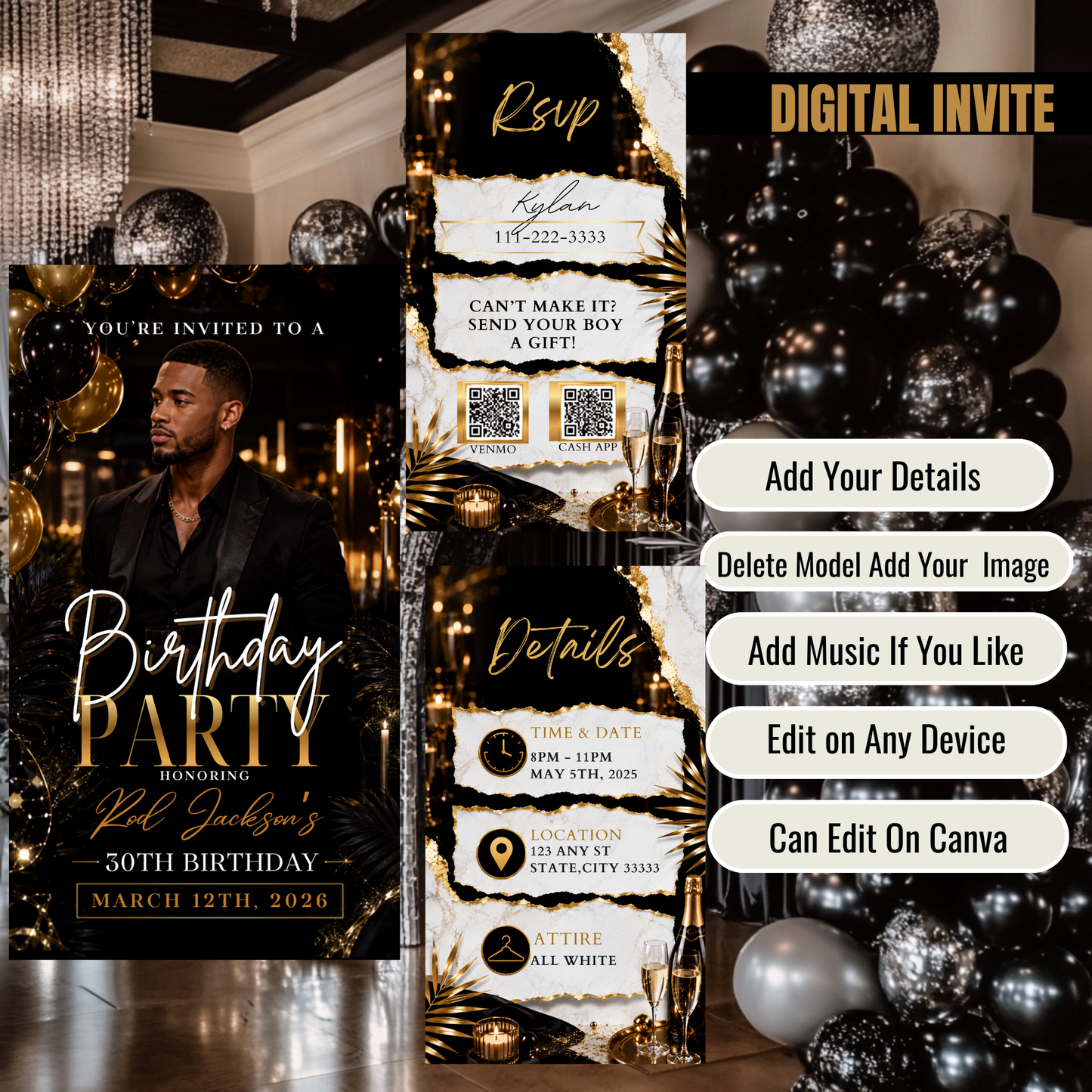 BIRTHDAY PARTY INVITATION
