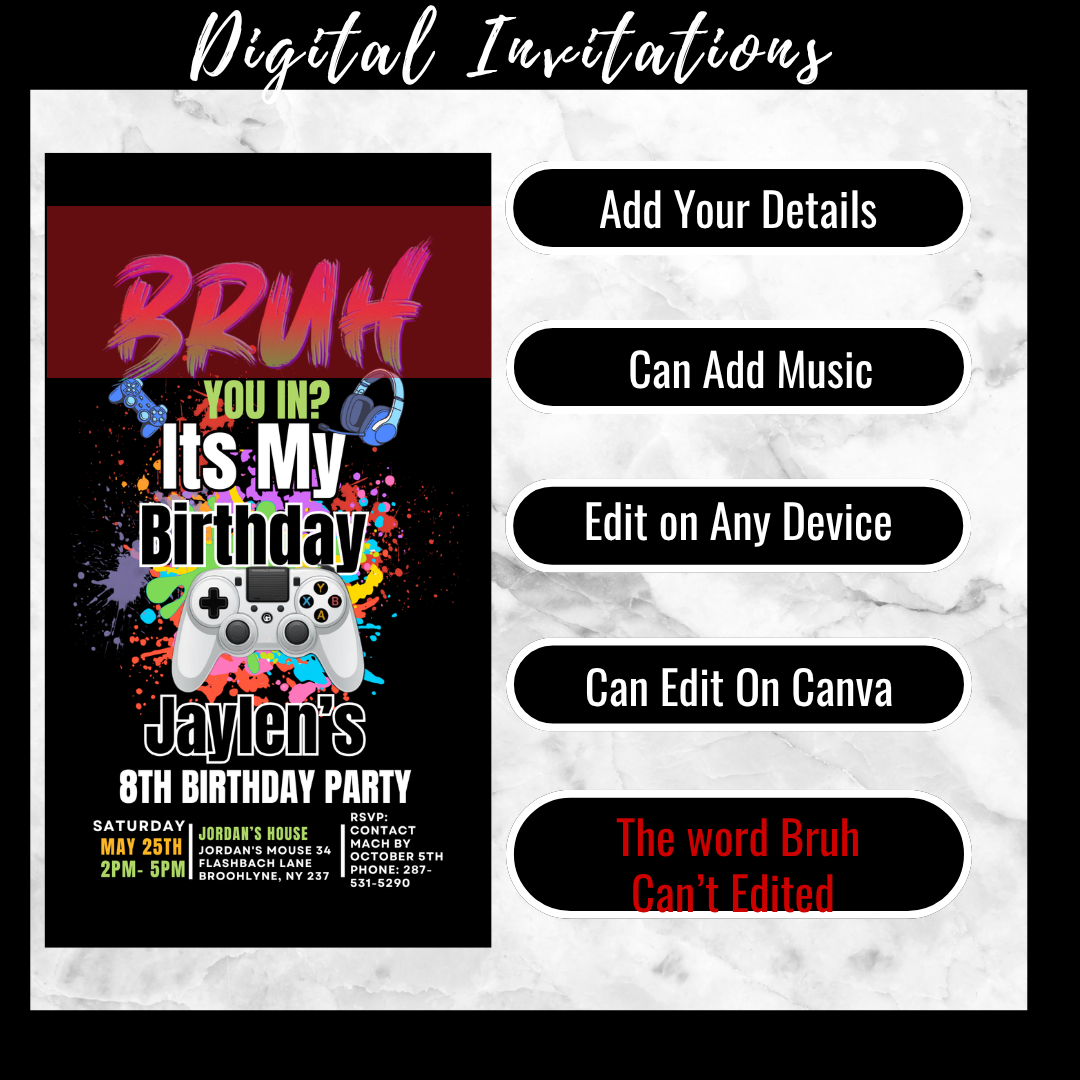 Bruh Gamer Birthday-410