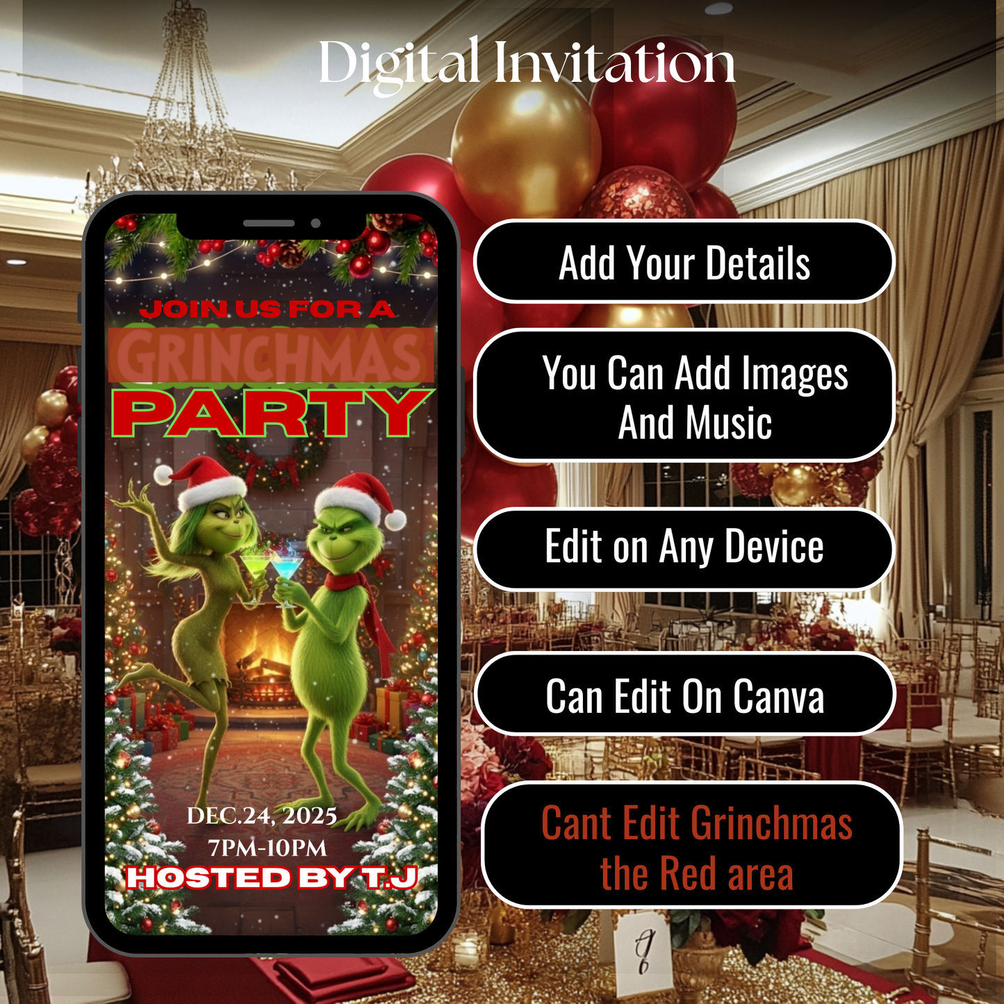 GRINCHMAS PARTY INVITATION-452
