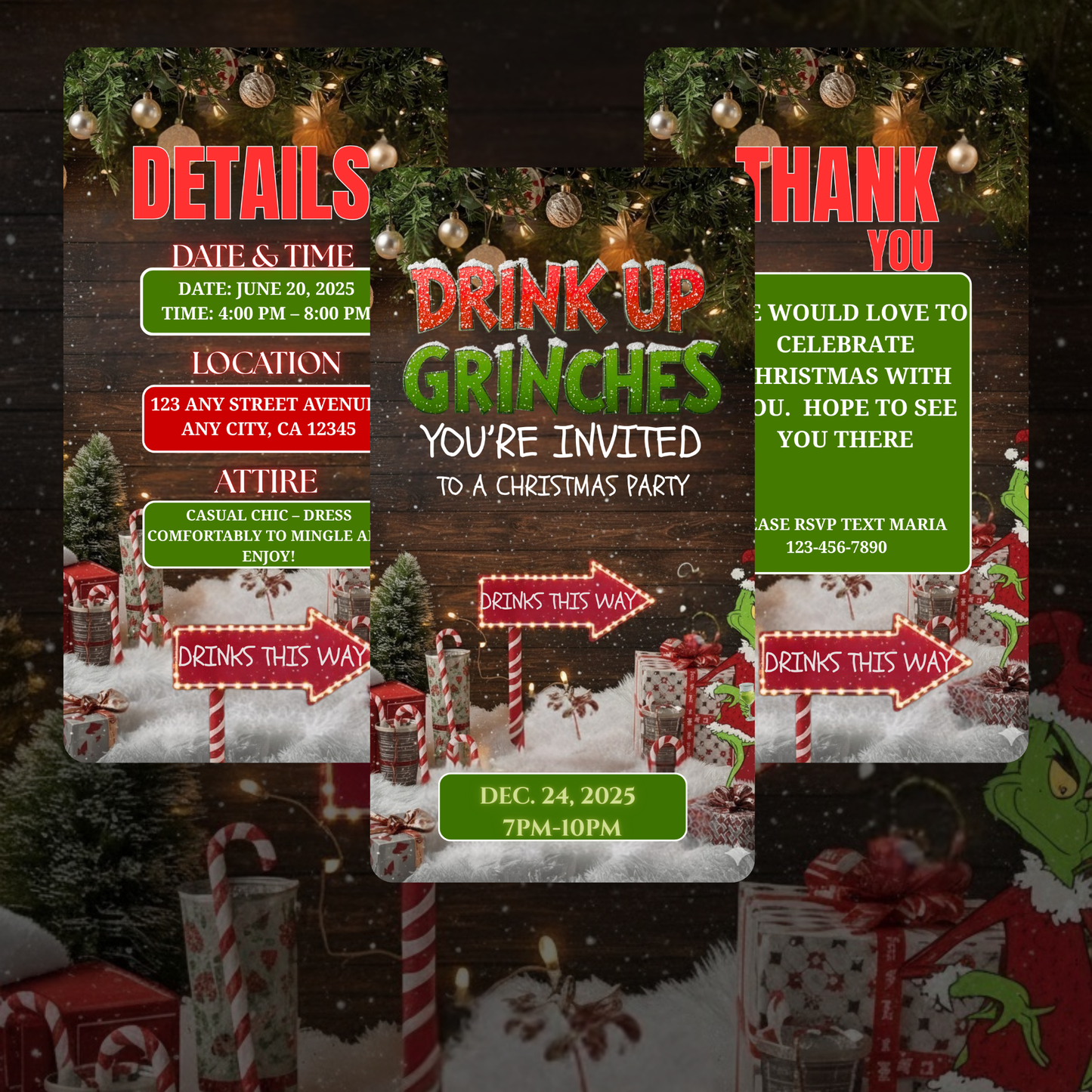 GRINCHMAS PARTY INVITATION-499