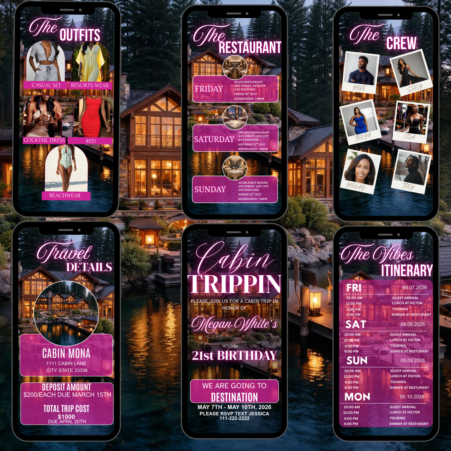 CABIN TRIP DIGITAL ITINERARY INVITATION-625