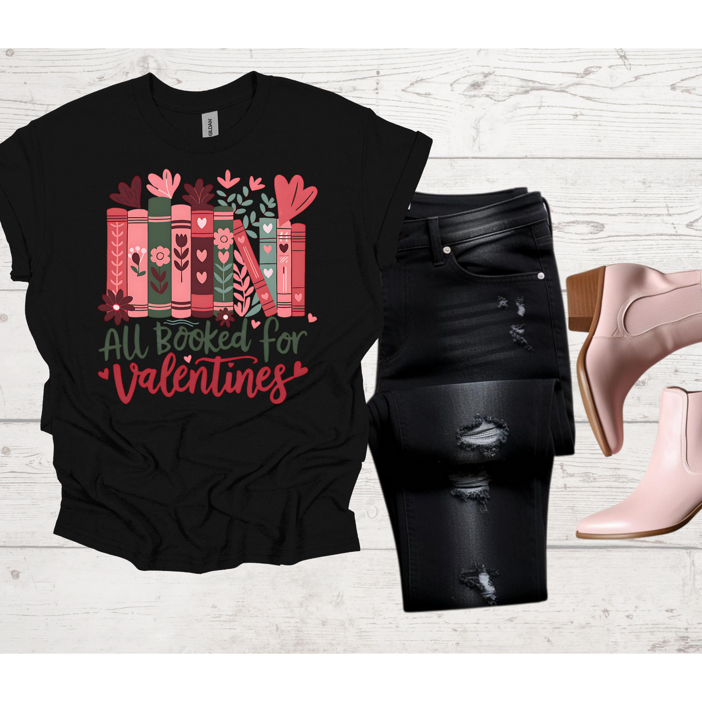 Booked For Valentine Tee