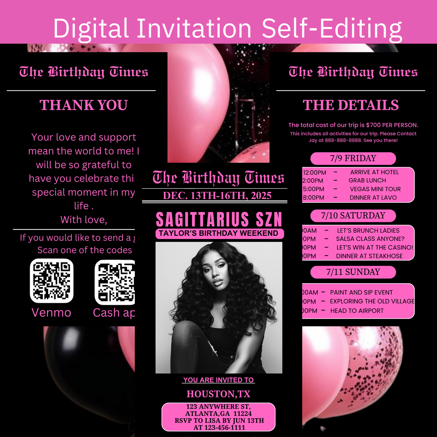 BIRTHDAY TRIP INVITATION-519