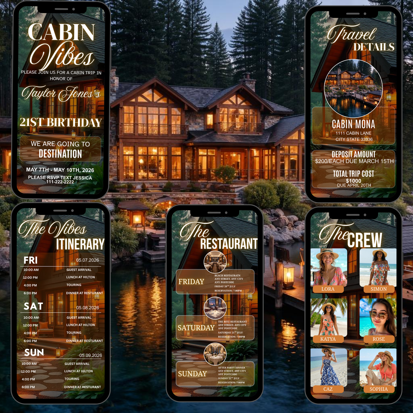 CABIN TRIP-588