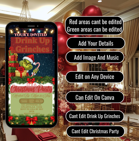 GRINCHMAS PARTY INVITATION-523